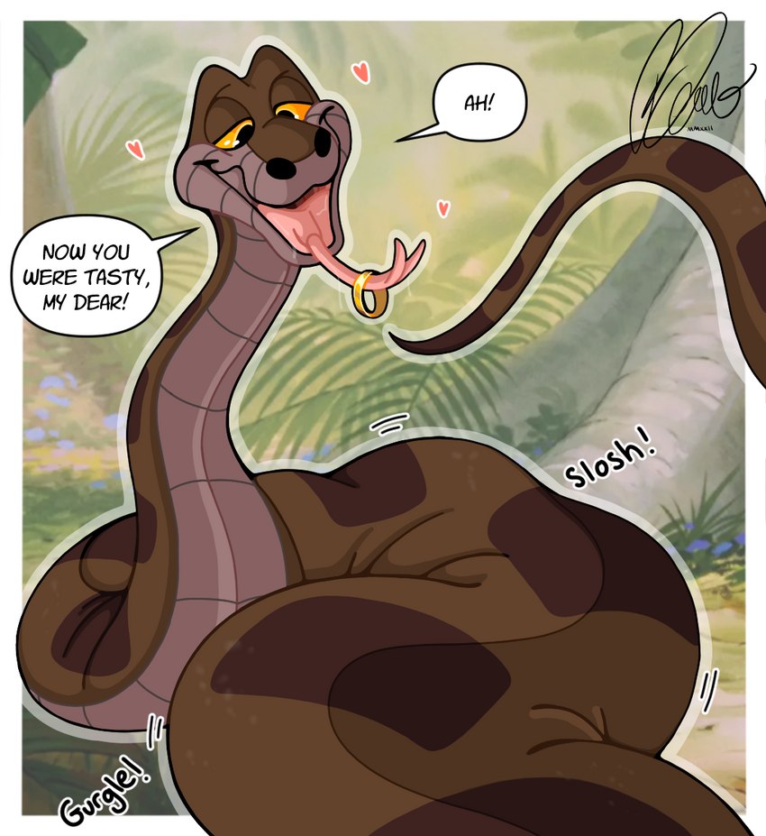 kaa (the jungle book) created by sinscaliecringe (artistdragon)