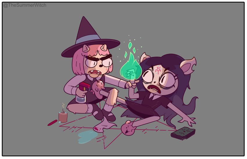 claire and susie mccallister (summer camp island and etc) created by thesummerwitch