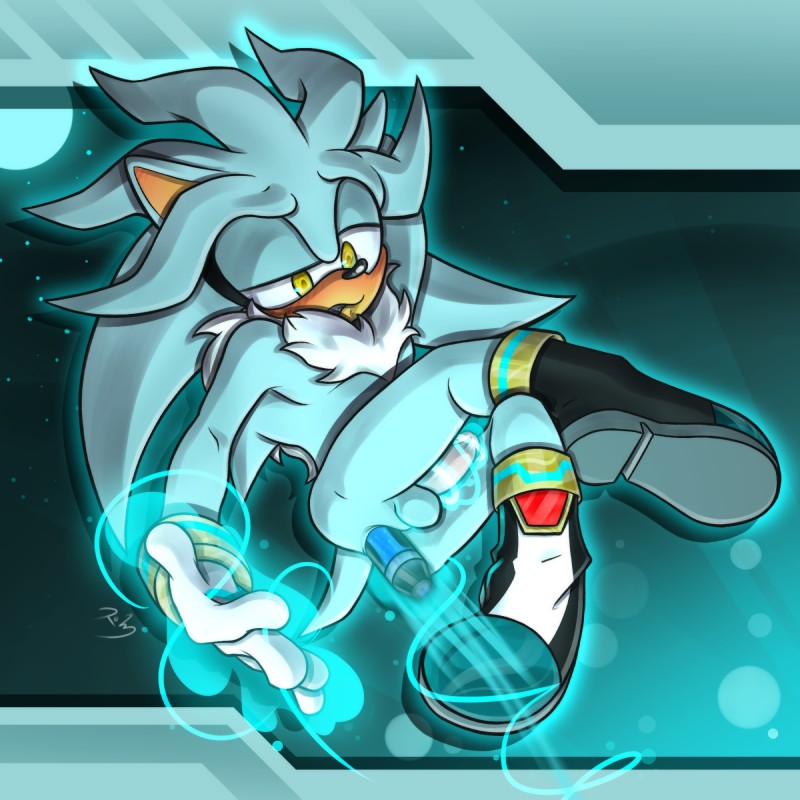 silver the hedgehog (sonic the hedgehog (series) and etc) created by rolz