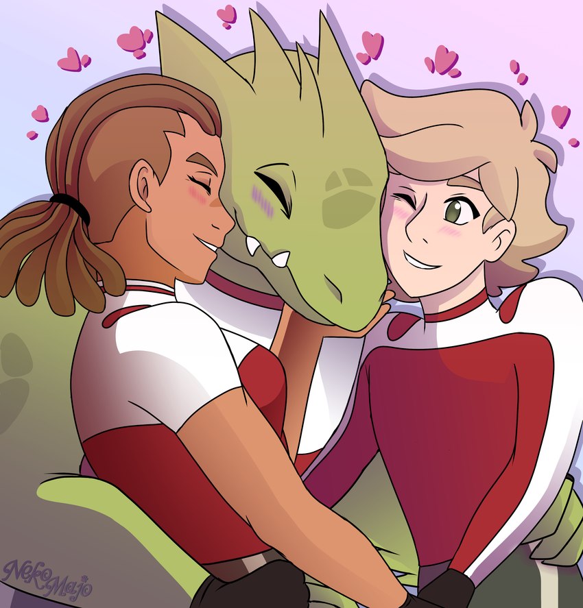 kyle, lonnie, and rogelio (she-ra and the princesses of power and etc) created by nekomajo