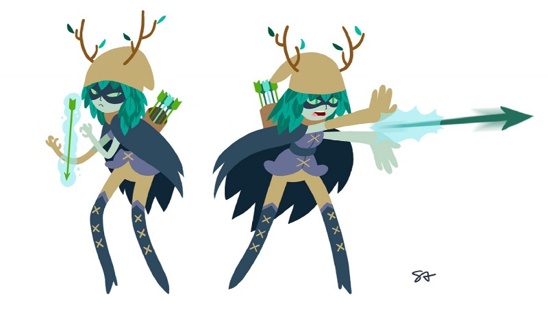 huntress wizard (cartoon network and etc) created by ferretface99