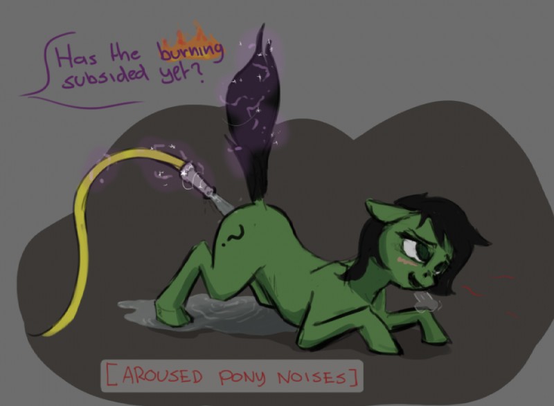 anon and filly anon (my little pony and etc) created by sevenpaperplates