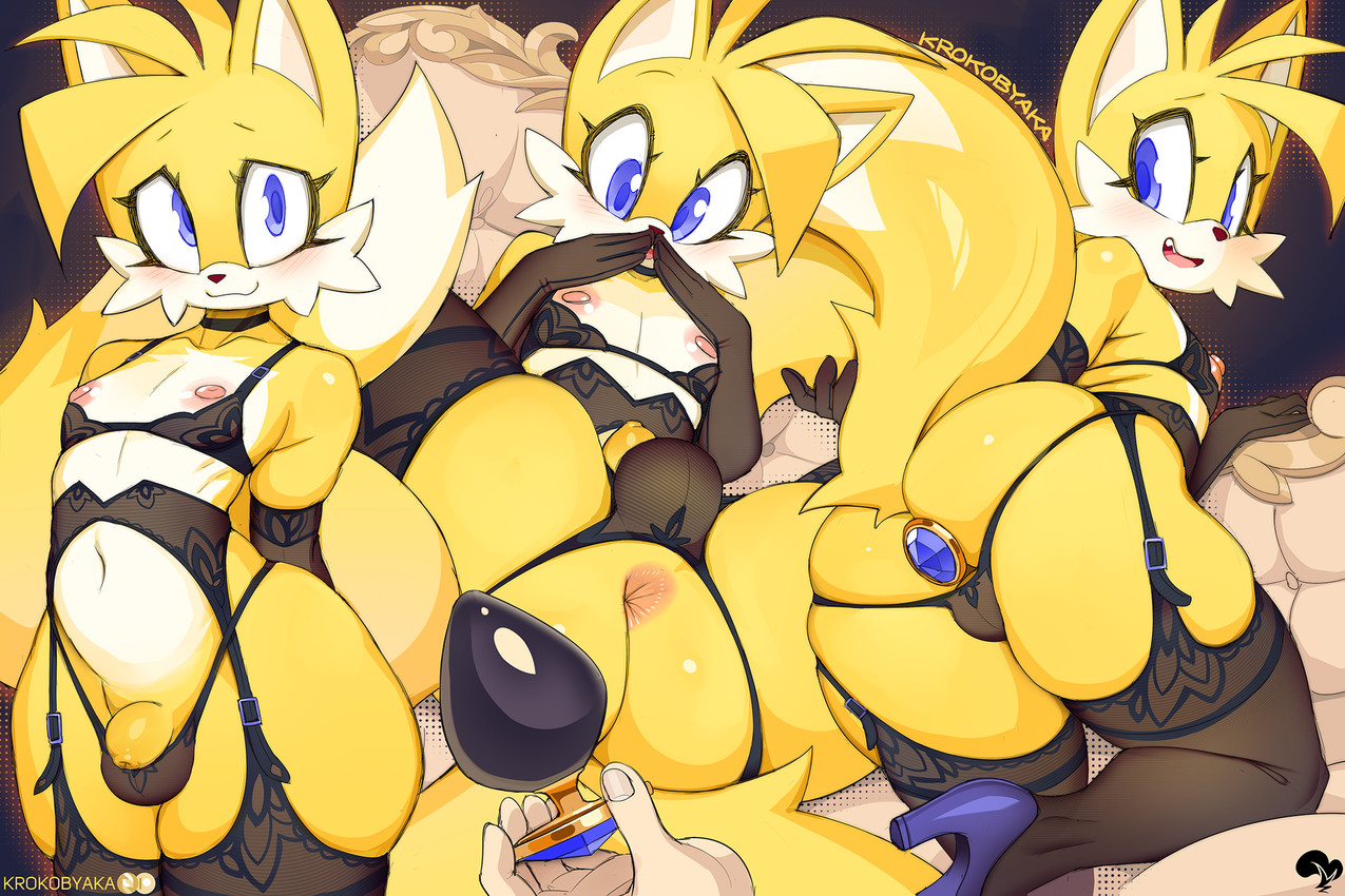 miles prower (sonic the hedgehog (series) and etc) created by krokobyaka