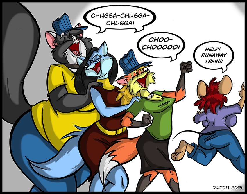 maggie noirveaux, misty, raven hunt, and whitney (misty the mouse) created by dutch (artist)