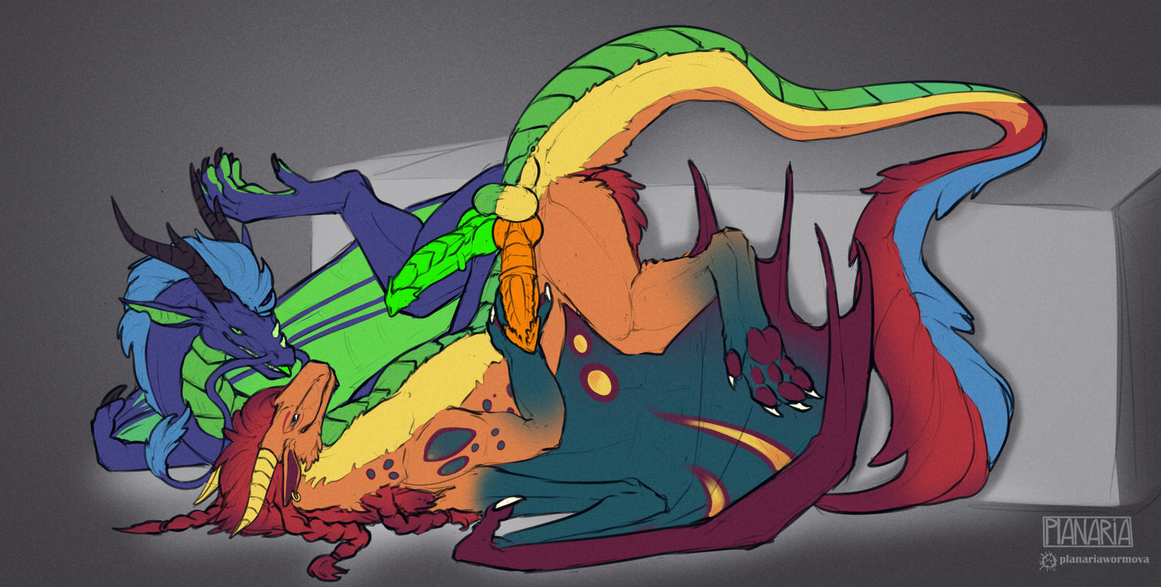 azazelek and hyper (mythology) created by planaria