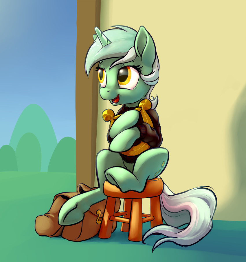 lyra heartstrings (friendship is magic and etc) created by nadnerbd