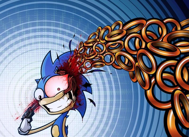 sonic the hedgehog (sonic the hedgehog (series) and etc) created by misterdavey