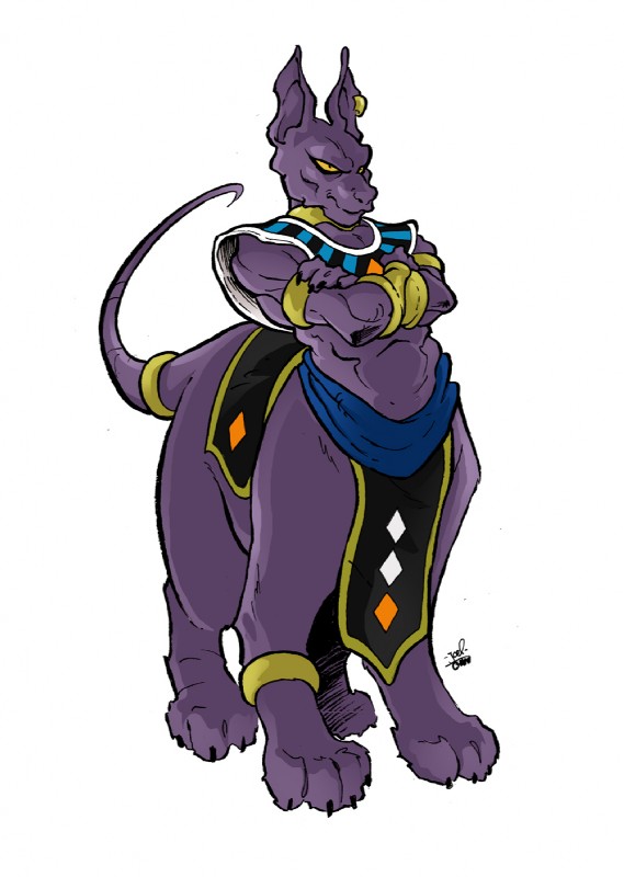 beerus (dragon ball super and etc) created by joelchan