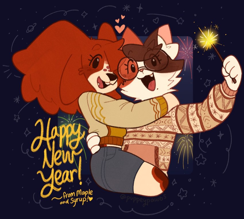 maple and syrup (new year 2025) created by puppeypawbs