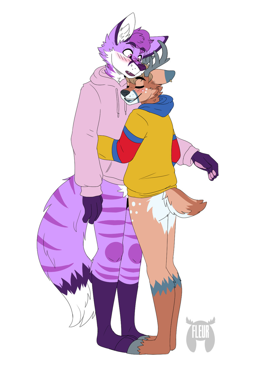 lee and nikuthefox created by fleurfurr
