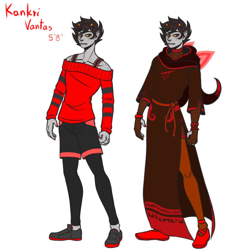 kankri vantas (ms paint adventures and etc) created by striding feather