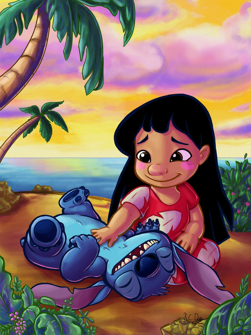 lilo pelekai and stitch (lilo and stitch and etc) created by kcday