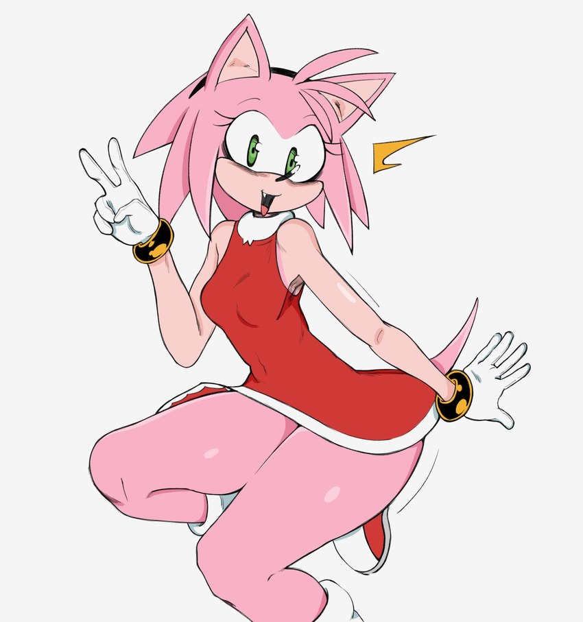 amy rose (sonic the hedgehog (series) and etc) created by pubs (artist)