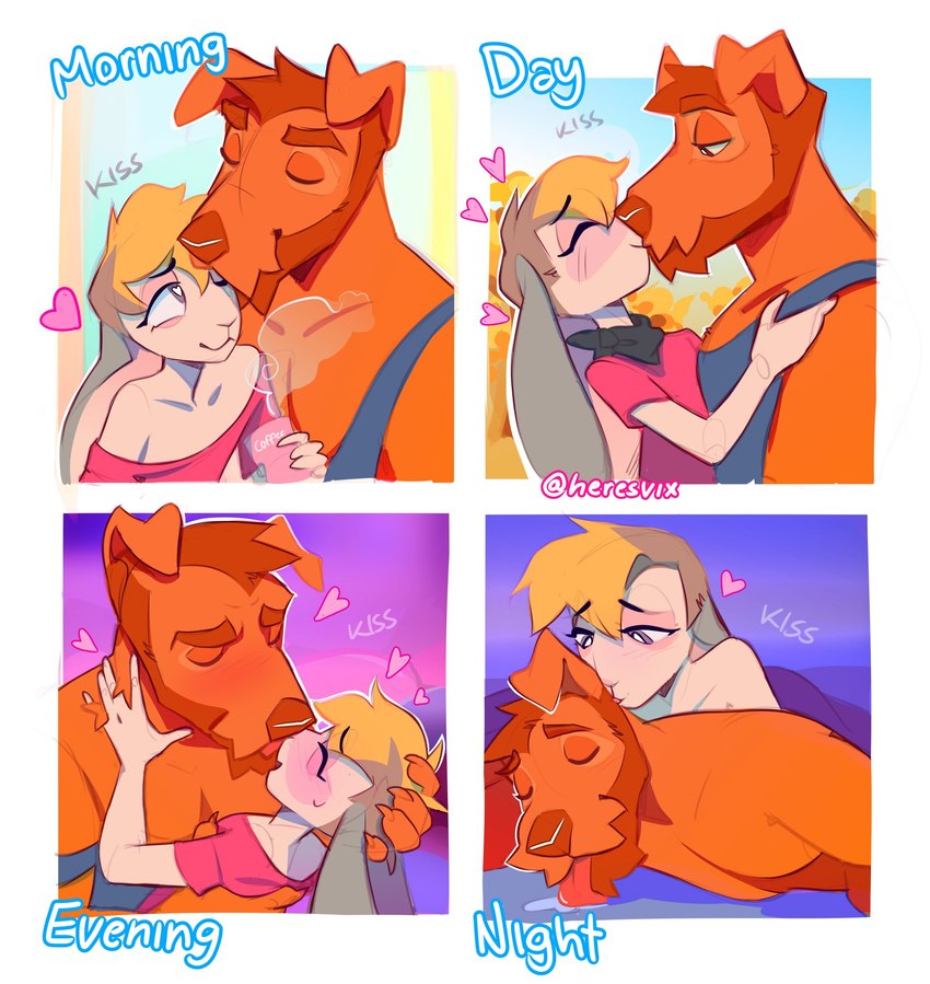 bunny boyfriend and dog boyfriend created by heresvix