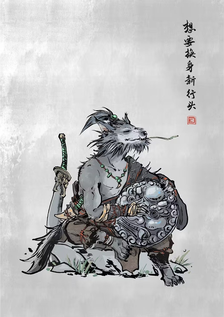 black myth: wukong created by huahuadesange