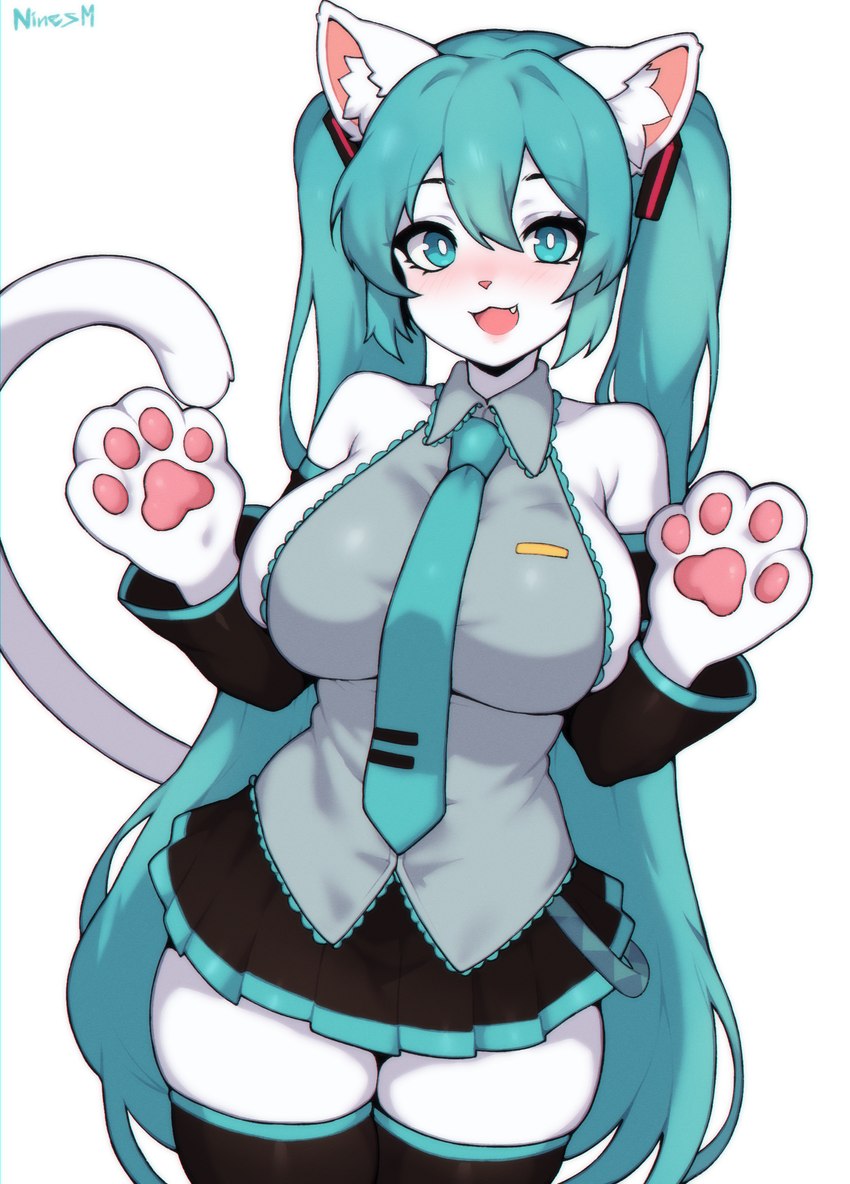 hatsune miku (vocaloid) created by ninesm