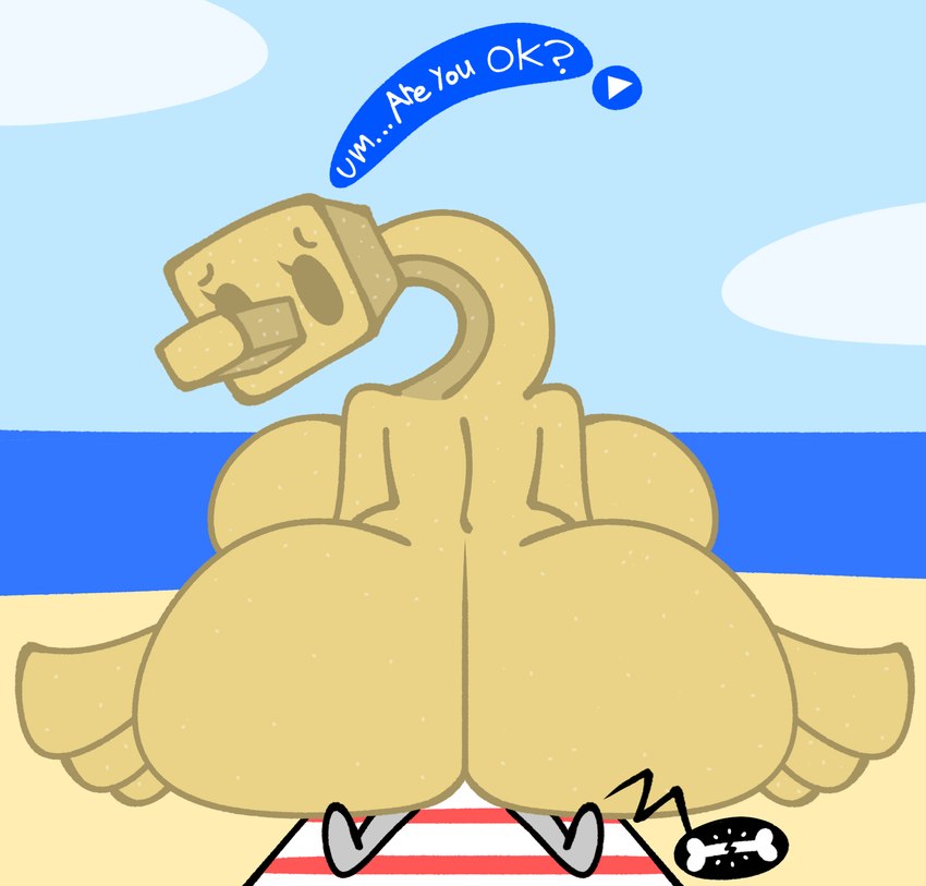 sand bird and sandy (super mario sunshine and etc) created by skeletonhearts