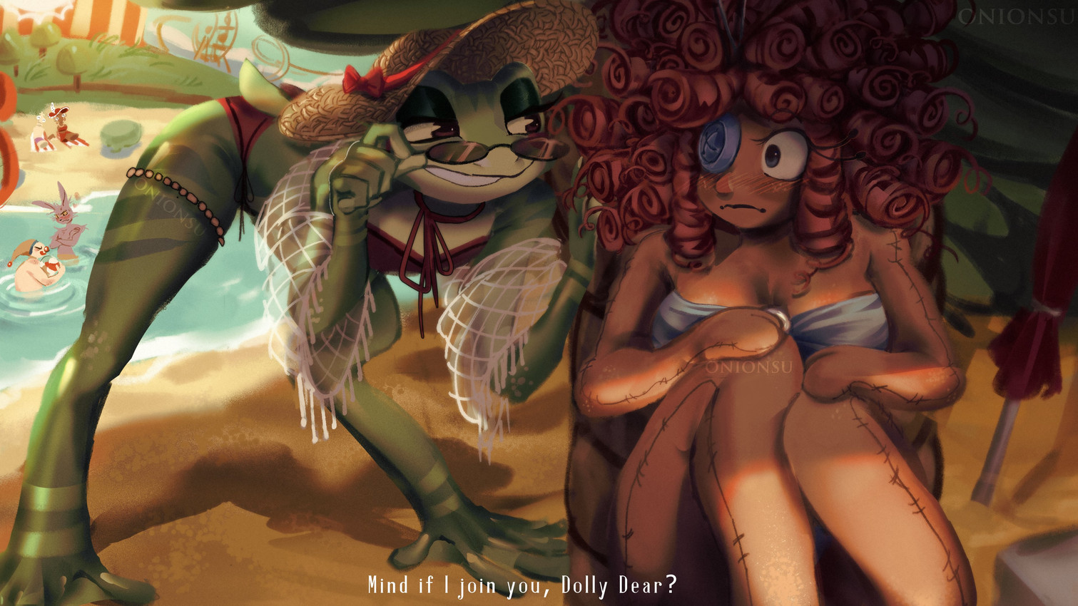 queenie, ragatha, kaufmo, kinger, ribbit, and etc (the amazing digital circus and etc) created by onionsued