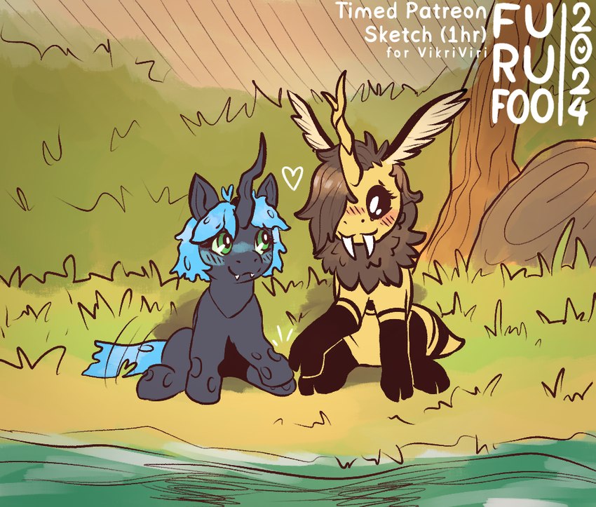 changeling anon filly and filly anon (friendship is magic and etc) created by furufoo