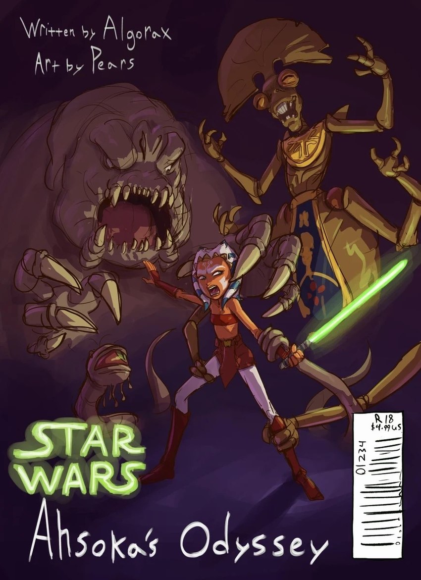 ahsoka tano and karina the great (star wars: the clone wars and etc) created by pears (artist)