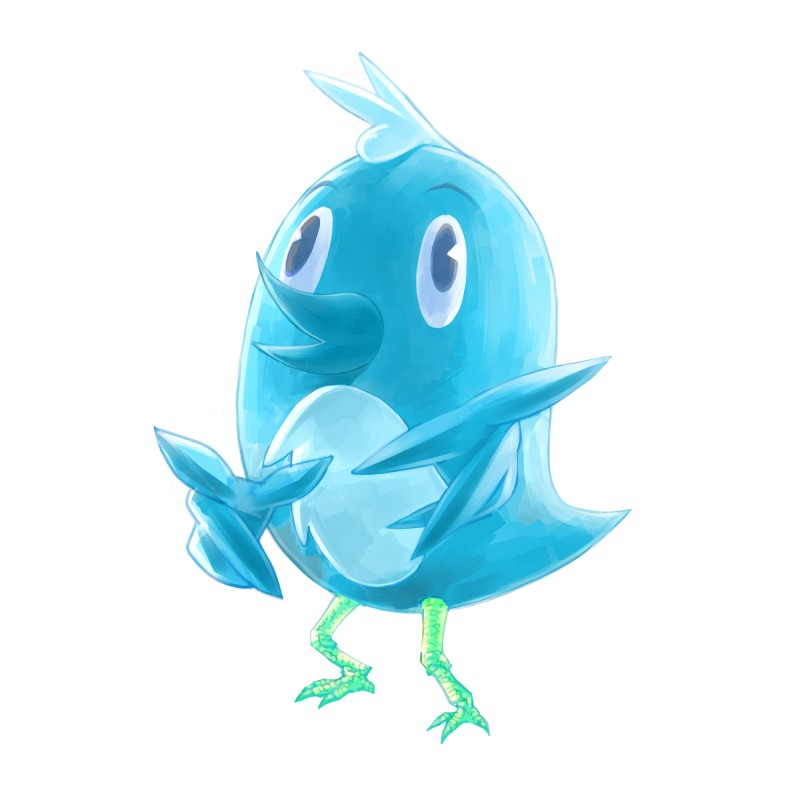 twitter bird (twitter) created by kanaya