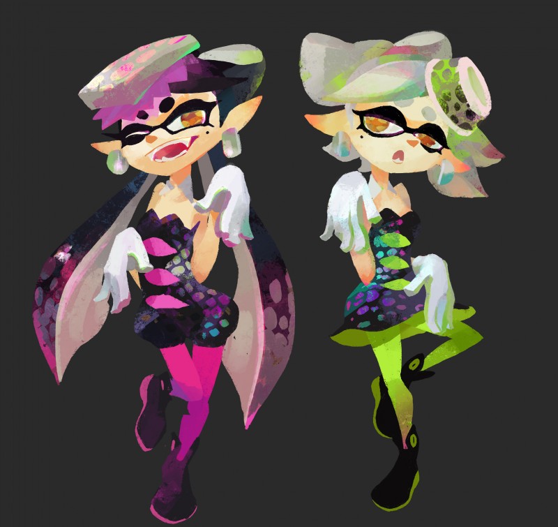 callie, marie, and squid sisters (nintendo and etc)