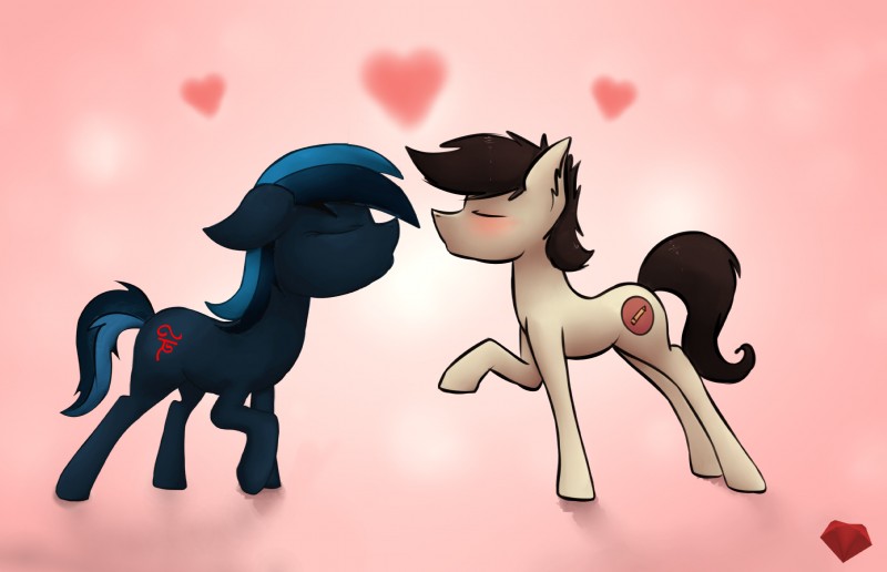 crimson glow, fan character, and pone keith (valentine's day and etc) created by kristal candeo and marsminer