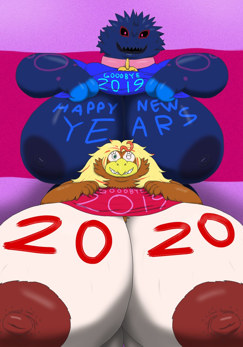 moxie and rosa pyle (new year 2020) created by alythewolfcat