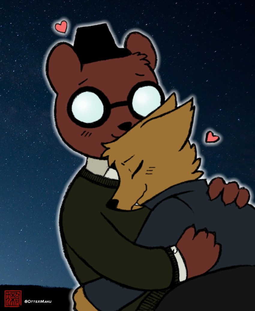 angus delaney and gregg lee (night in the woods) created by fudatsu