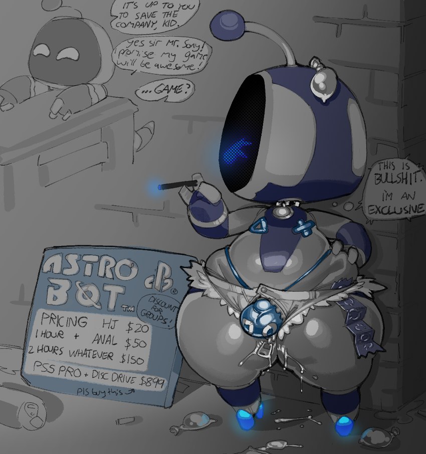 astro (sony interactive entertainment and etc) created by goatboydraws