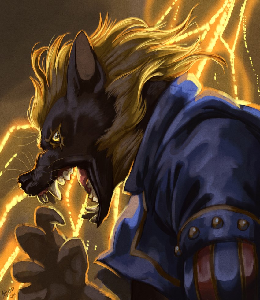 loup-garou (shin megami tensei v and etc) created by panthera arven