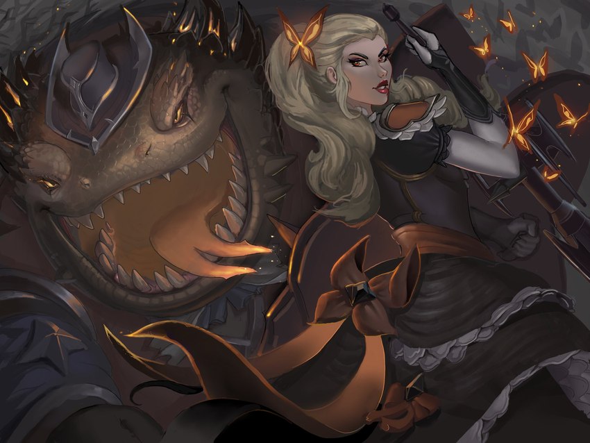 leona and tahm kench (league of legends and etc) created by raylor 7