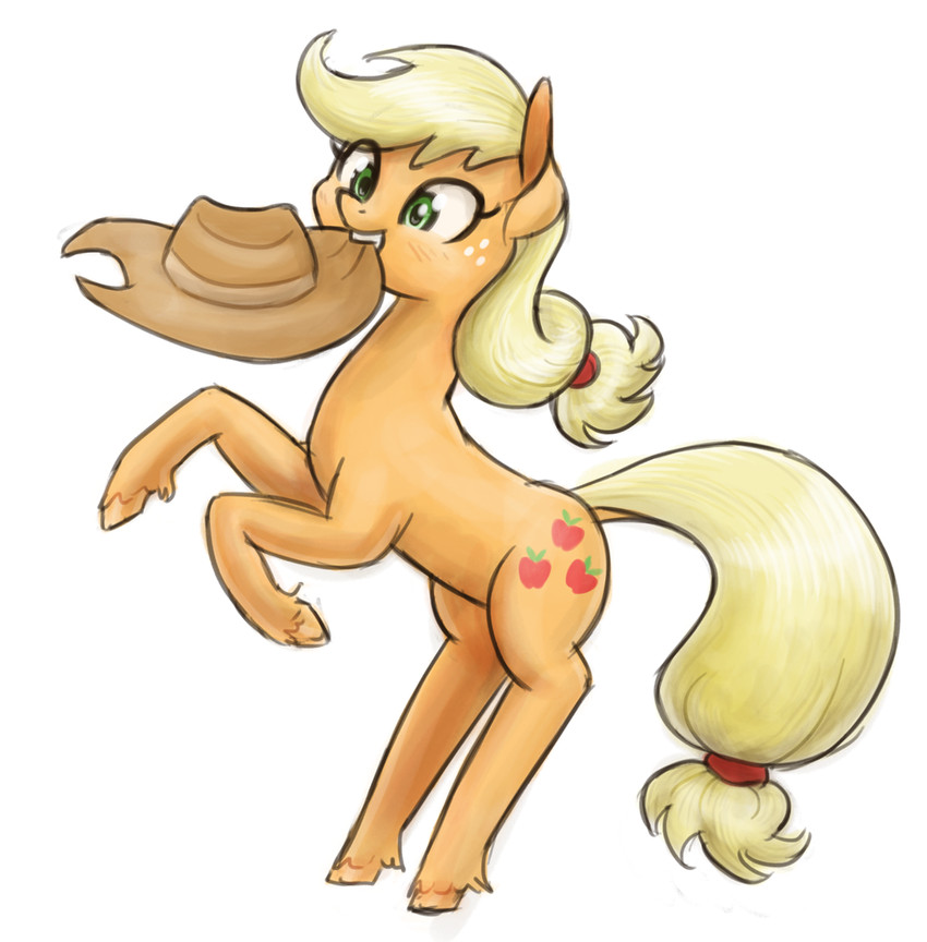 applejack (friendship is magic and etc) created by king-kakapo