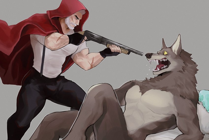 big bad wolf (little red riding hood (copyright) and etc) created by k0bit0wani