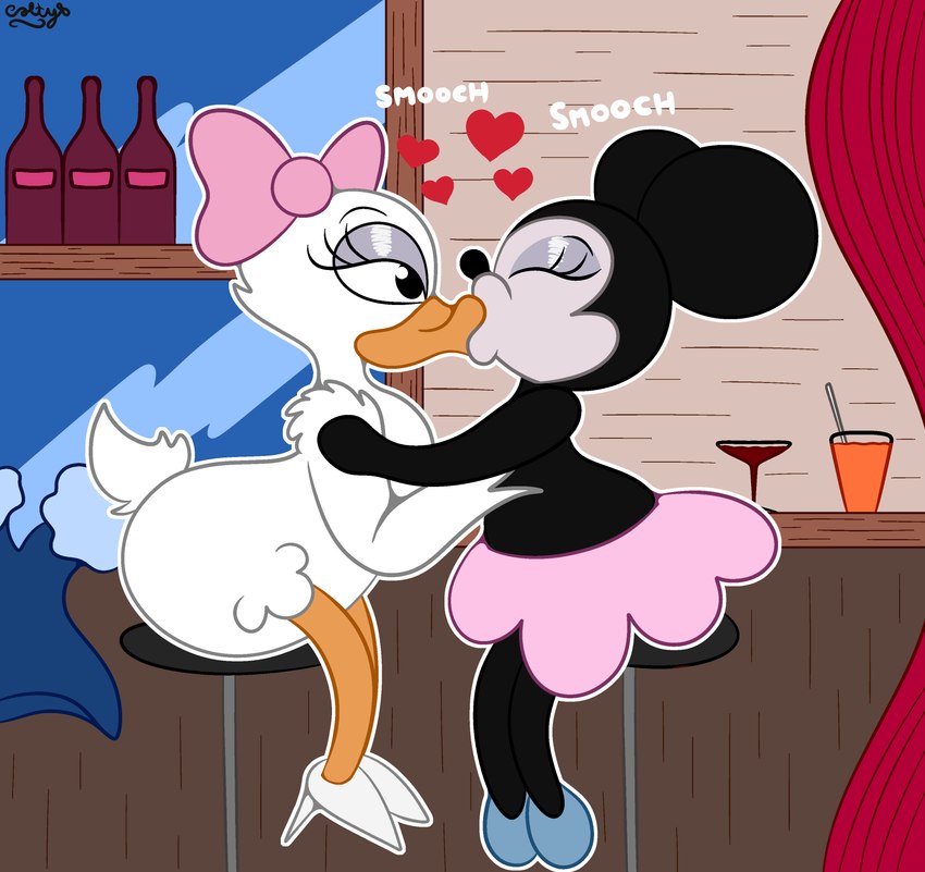 daisy duck and minnie mouse (disney) created by colty8