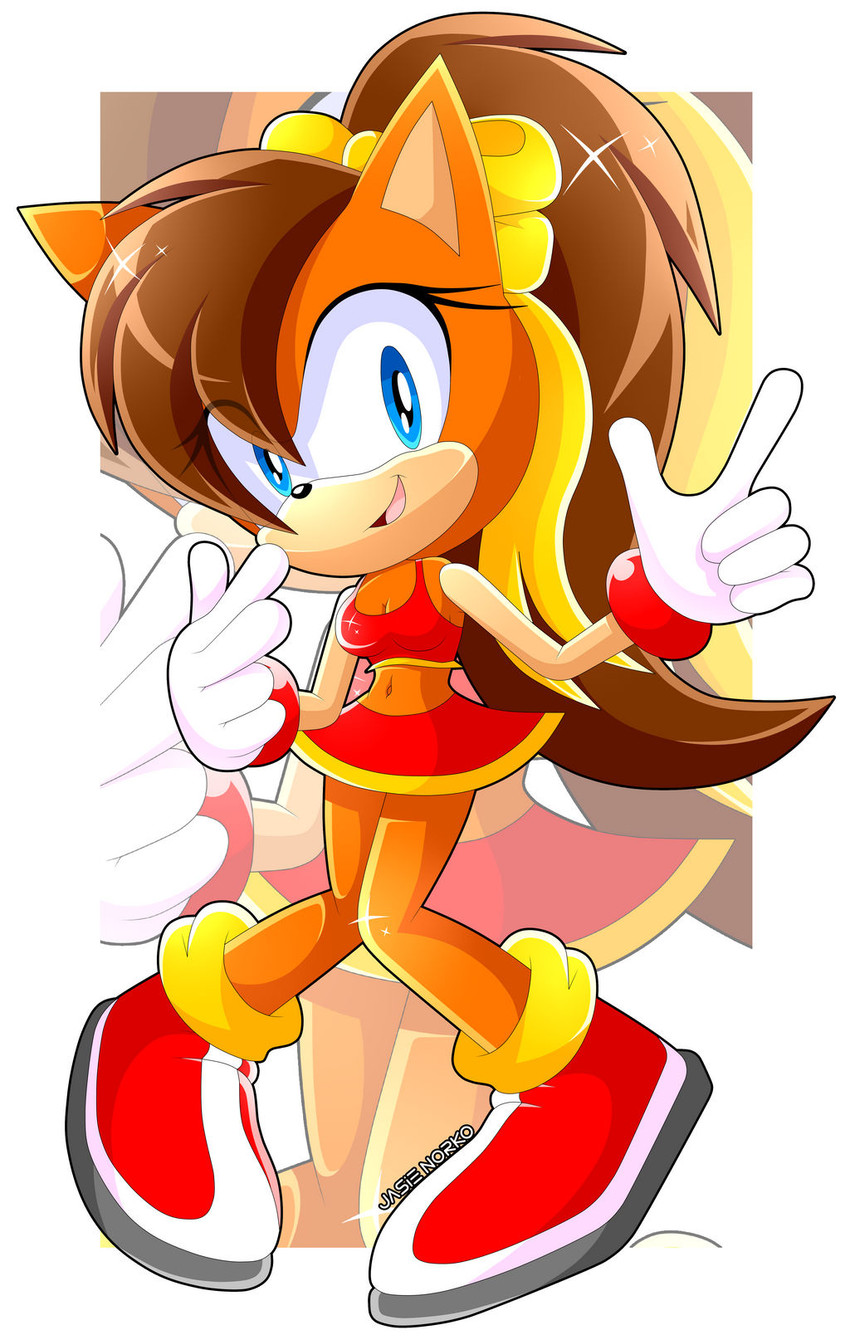 tiara boobowski (sonic the hedgehog (series) and etc) created by jasienorko