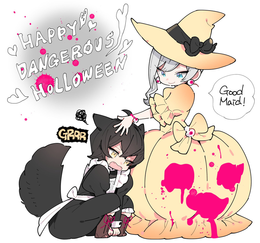 nanaka and scarlet el vandimion (saigo ni hitotsu dake onegai shite mo yoroshii deshou ka) created by troly haluo