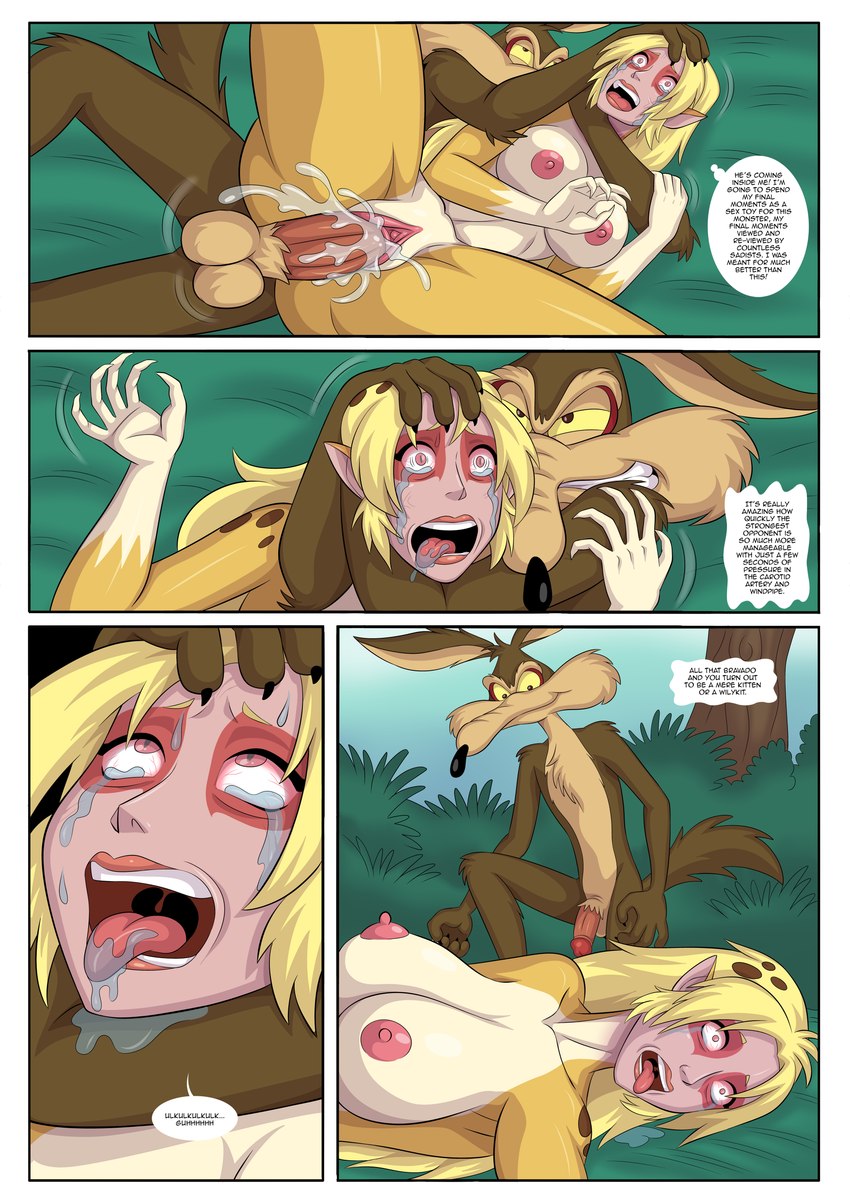 cheetara and wile e. coyote (thundercats 2011 and etc) created by arabatos