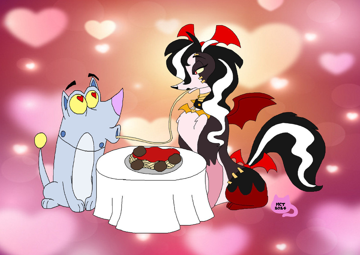 mel and sookie (blaster's universe and etc) created by cottoncattailtoony (artist)