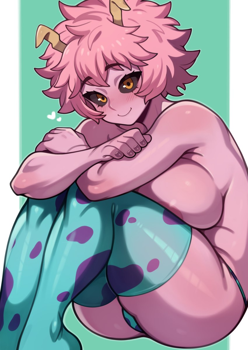 ashido mina (my hero academia) created by melonpuff