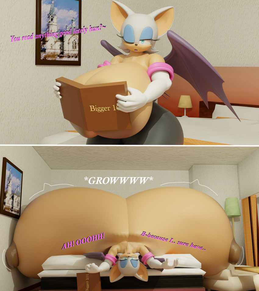 rouge the bat (sonic the hedgehog (series) and etc) created by randomexpansion