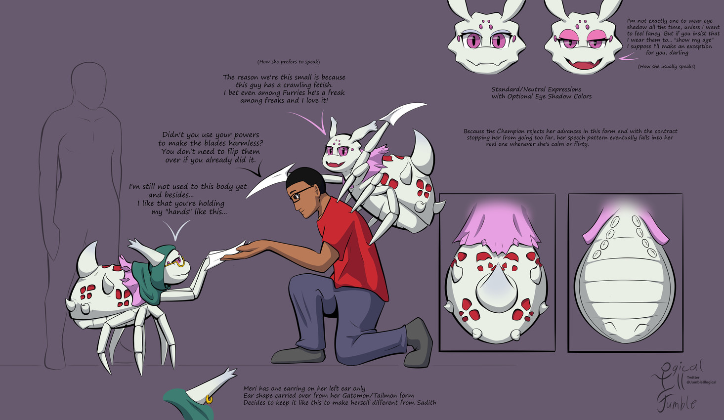 champion, kumoko, meri, meri, and sadith (so i'm a spider so what? and etc) created by illogicaljumble