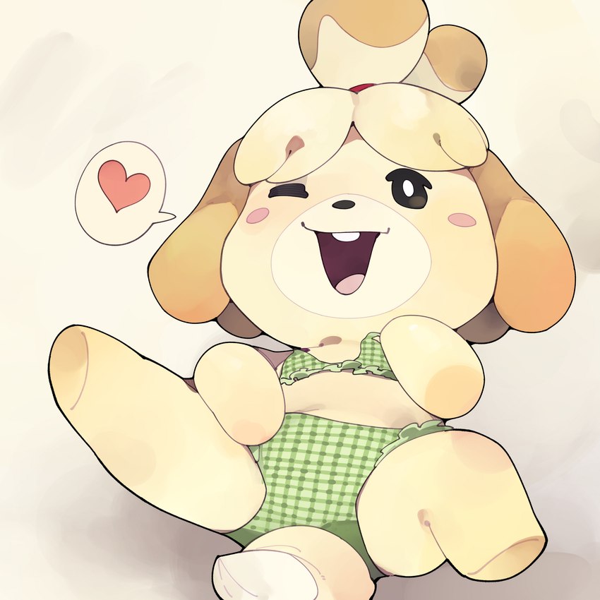 isabelle (animal crossing and etc) created by youjomodoki