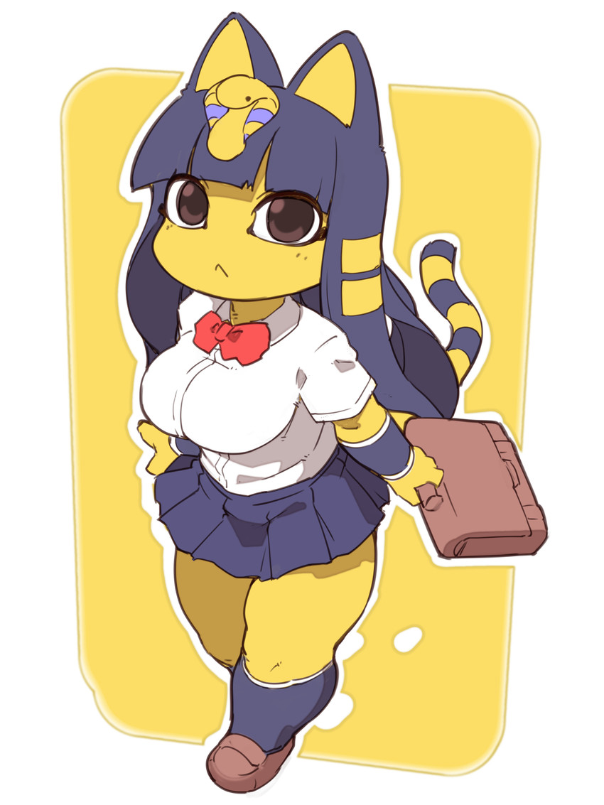 ankha (animal crossing and etc) created by fukurou ya