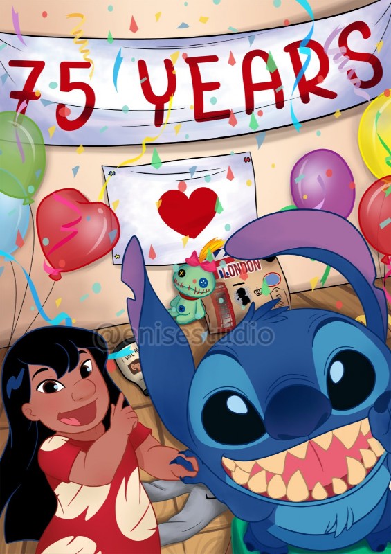 lilo pelekai, scrump, and stitch (lilo and stitch and etc) created by enisestudio