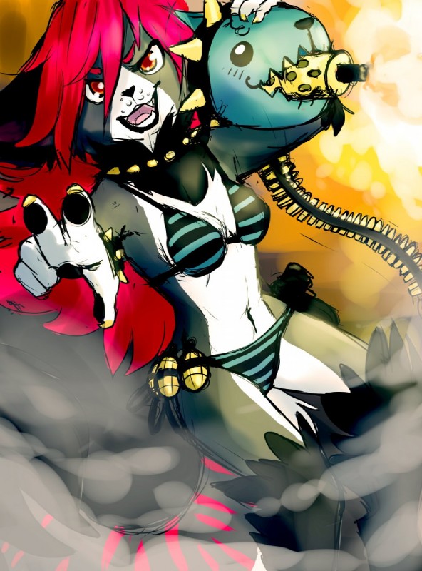 jinx and nakkie (league of legends and etc) created by kiweeroo