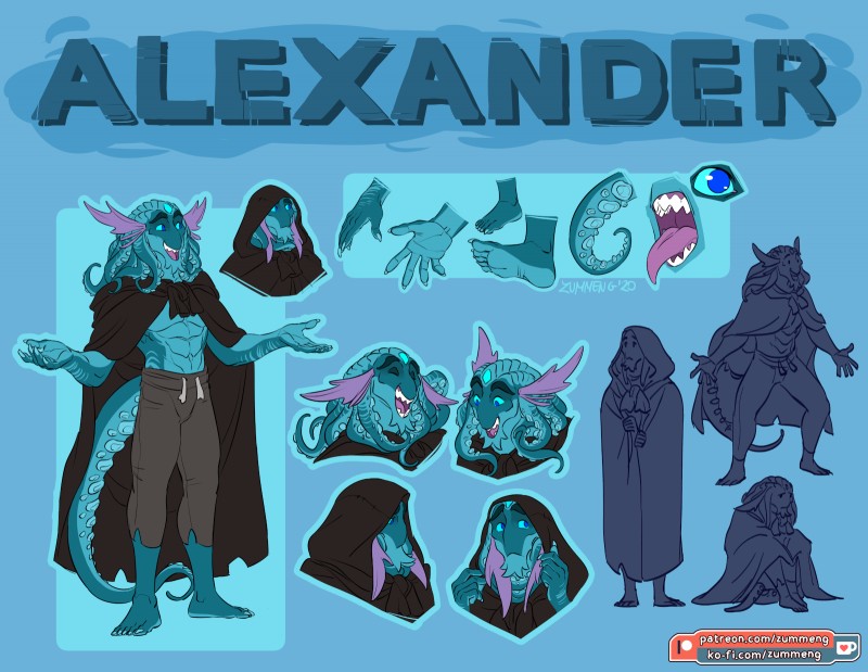 alexander created by zummeng