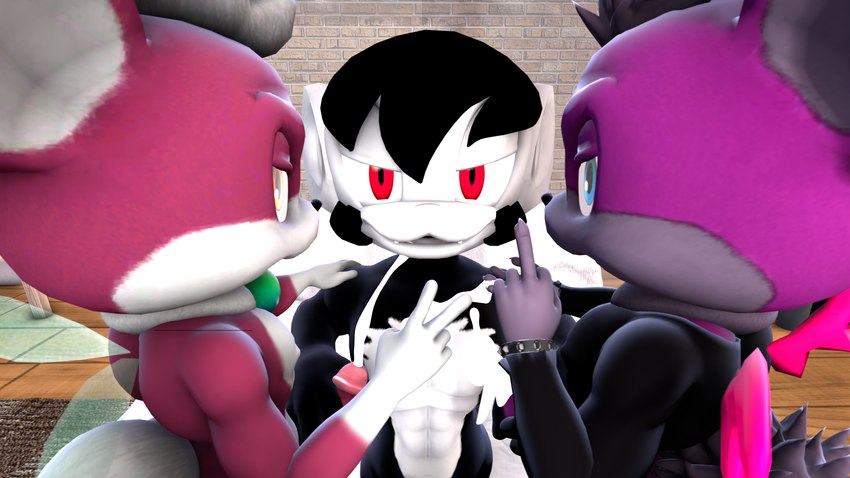 chip, dark gaia, and lire (sonic the hedgehog (series) and etc) created by doommusk