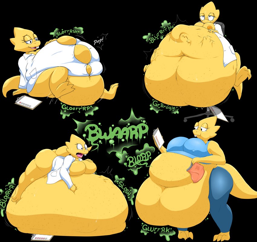 alphys (undertale (series) and etc) created by jackheretherealone