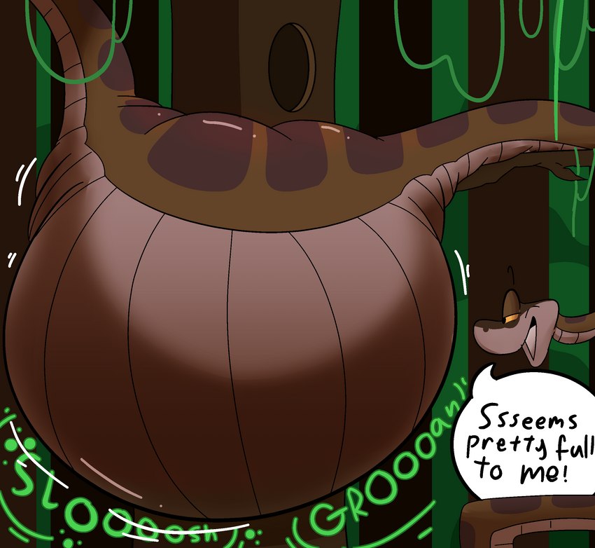 kaa (the jungle book) created by the hookaloof